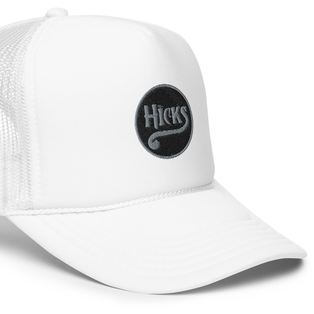 The Hicks Black/Grey Foam Trucker Hat